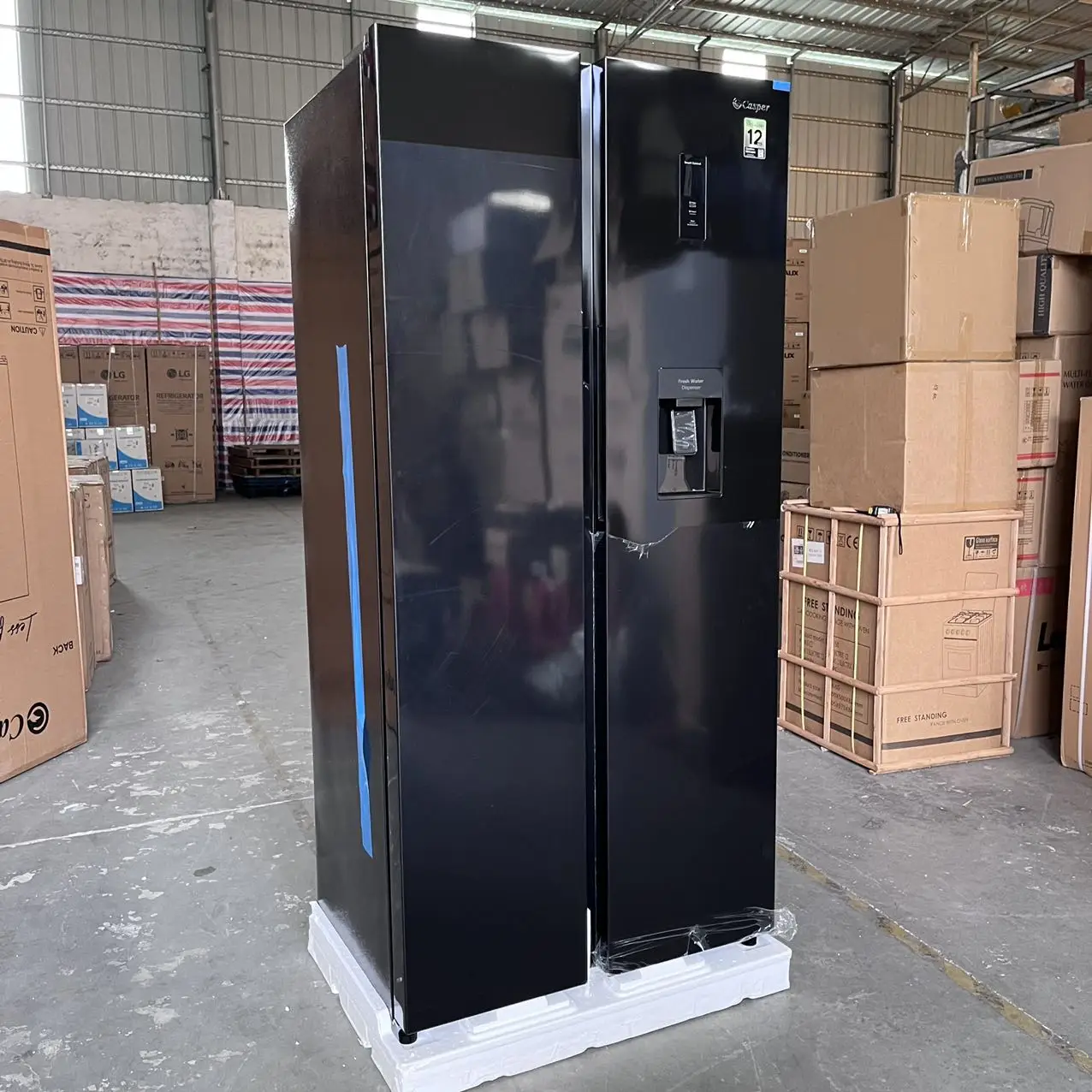 Large Capacity Double-Door Smart Air-Cooled Frost Freezer Refrigerator Best Quality for Home or Hotel Use