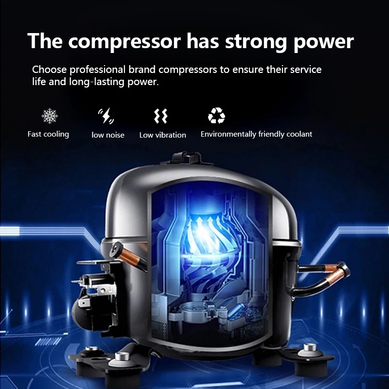 530L Stainless Steel Electric Portable French Door Refrigerator for Household & Hotel Use - Image 4