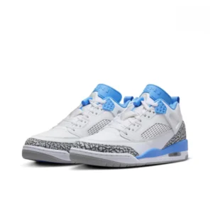Nike Air Jordan White/Blue North Carolina Blue Spike Lee Cushioned Durable Low-Top Basketball Shoes FQ1759-141