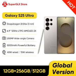 Samsung Galaxy S25 Ultra 5G Smartphone Snapdragon 8 Elite 6.9"120Hz Dynamic LTPO AMOLED 2X Display 200MP Camera 5000mAh Battery