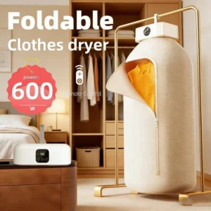 Multifunctional Portable Clothes Dryer Intelligent Timed Foldable Travel Drying Machine UV Sterilization Electric Clothes Dryer