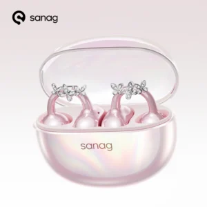 Sanag S6S Nova Ear Clip on Headphones Fashion Earrings for Women Wireless Bluetooth Earphones Anniversary Valentines Day Gifts