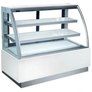 Horizontal Open Type Sandwich Display Showcase Customized Cake Refrigerator Freezer Stainless Steel Bakery Display Cabinet