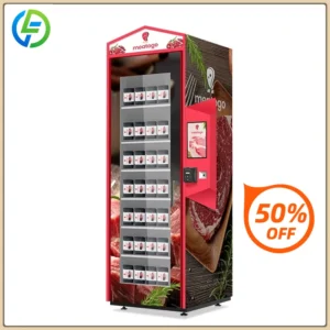 High Quality Intelligence Vending Machine Yogurt Cold Drinks Freezer Smart Fridge Vending Machine with Card Reader for Sale