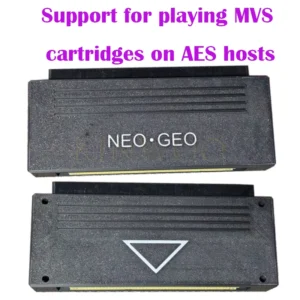 Latest AES to MVS Cartridge Conversion Card for play MVS game cards on Neogeo AES consoles Black Shell Retro Game Accesories