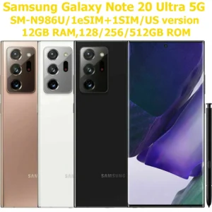 Samsung Galaxy Note 20 Ultra 5G Smart Android Phone 6.9-inch Samsung Smart Phone NFC 4500mAh 108MP US Version Unlocked SM-N986U