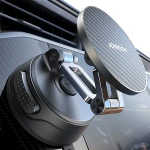 Joyroom Magnetic Car Phone Holder New Upgrade 360° Phone Holder Universal Vacuum Magnetic Car Phone Mount for iPhone Samsung