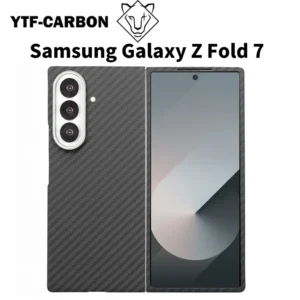 YTF Carbon for SAMSUNG Galaxy Z fold7 phone cover Galaxy Z fold6 Kevlar Carbon fiber Protective case Z fold5 Mobile phone shell
