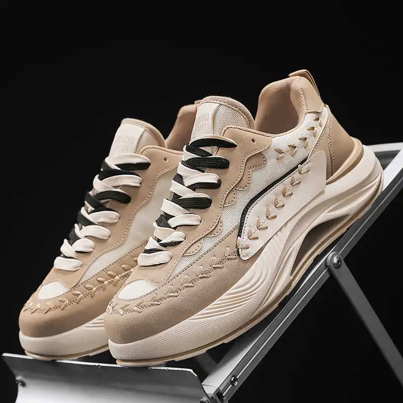 Summer Round Toe Fuchsia Sneakers Basketball Mens Loafer Shoes Super Deals Sports Street Sports-leisure Cute Hand Made - Image 5