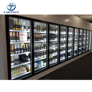 Custom Cold Storage Room Glass Door Freezer Display Walk-Ins Cooler