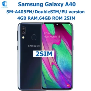 Samsung Galaxy A40 Smart Android Phone Global Version 5.9-inch AMOLED 1080 * 2340 25MP Samsung Smartphone 3100mAh Unlocking