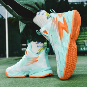 Basketball Shoes Professional Men Wearable Sports Shoes High-Quality Training Unisex Field Basketball Boots Cushioned Sneaker