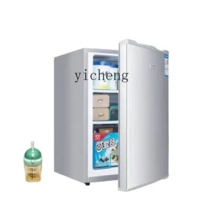 Mini Fridge Household Small Dormitory Rental House Ice Cream Vertical Single Door Full Frozen Mini Refrigerator Large
