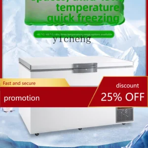 HXL Ultra-Low Temperature Freezer -60 Degrees Freezer Large Capacity Quick Freezing
