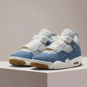 Nike Air Jordan 1 “Womn Blue” Comfortable, Slip-Resistant, Durable, Cushioned Mid-Top Retro Basketball Shoe IB6716-100