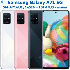 Samsung Galaxy A71 5G Smart Android Phone 6.7-inch US Version Samsung 6GBRAM128G Eight Core Fingerprint NFC 64MP 4500mAh Unlock