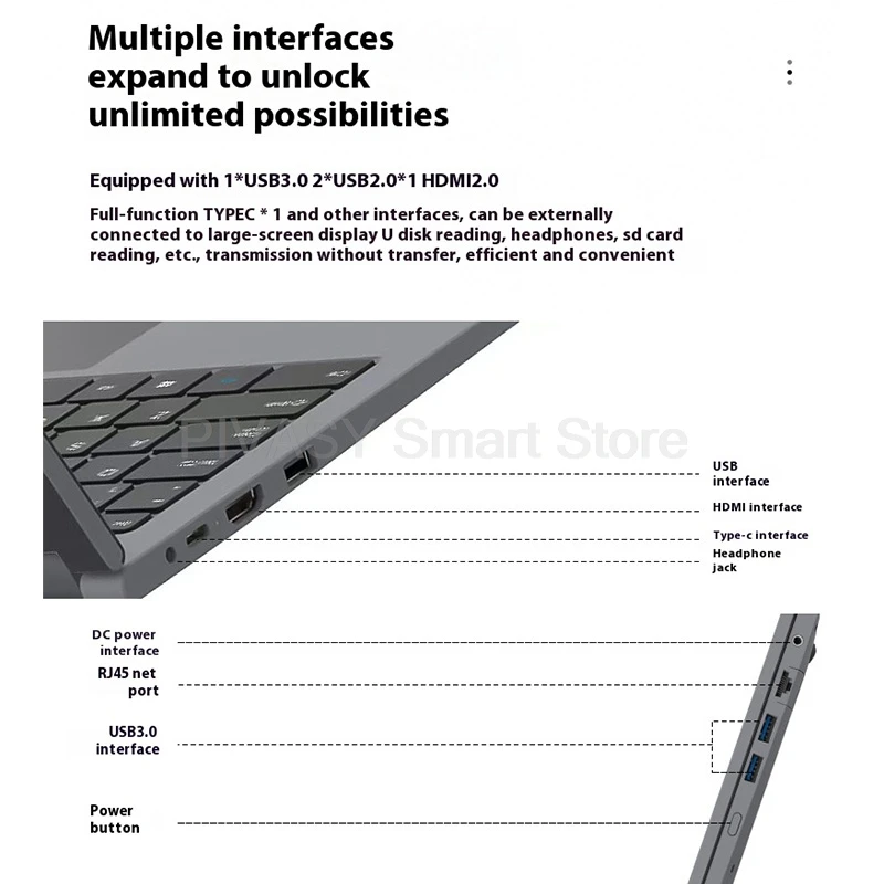 15.6 Inch 360° Flip Yoga Convertible Laptop AMD Ryzen 3 3200U 16GB IPS Touchscreen Lightweight for Students Business Portable - Image 6