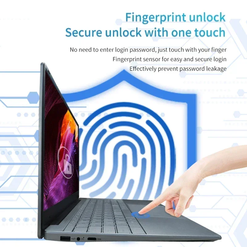 Woman Laptop Windows 10 Office Education Gaming Notebook Pink 15.6“11th Intel Celeron N5095 16G RAM 1T Dual WiFi Herbew Keyboard - Image 3