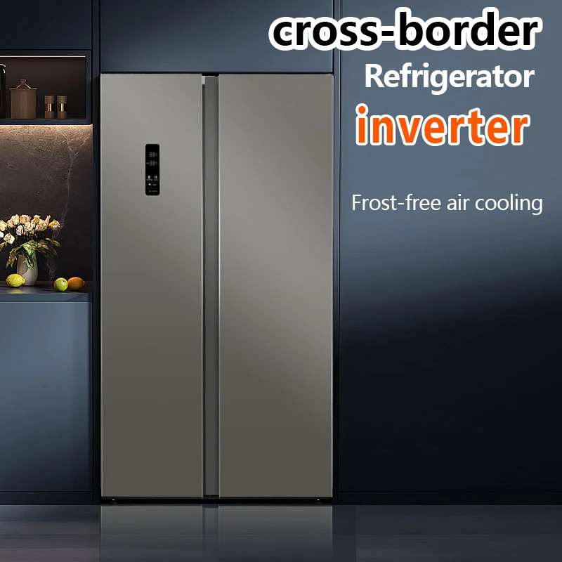 530L Stainless Steel Electric Portable French Door Refrigerator for Household & Hotel Use - Image 3