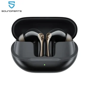 SOUNDPEATS Air5 Pro+ XMEMS Bluetooth Earphones 55dB Hybrid Adaptive ANC Earbuds, Hi-Res Wireless, LDAC/aptX Lossless headphones